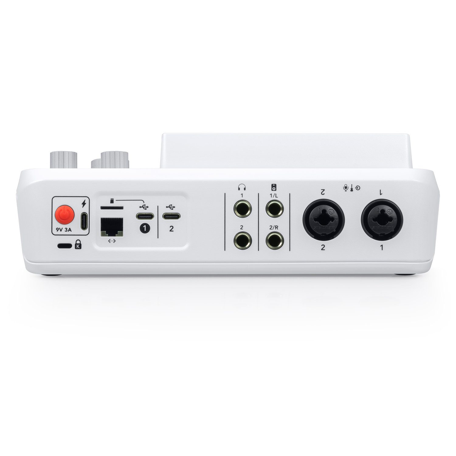 RØDE Mischpult Rodecaster Pro Duo Station Weiss, (mit Kopfhörer)