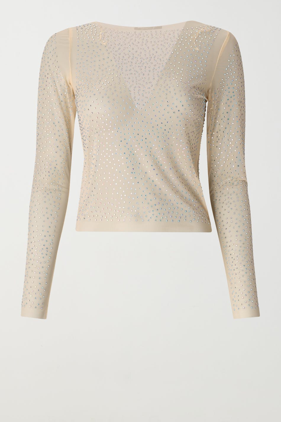 Rhinestone mesh top