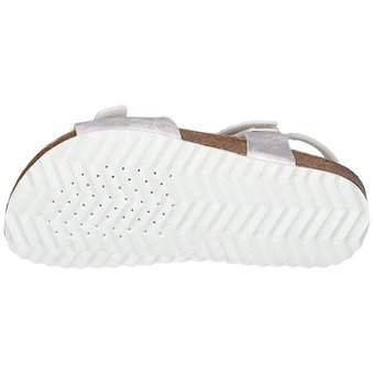 Geox J Adriel Girl Sandale in silber