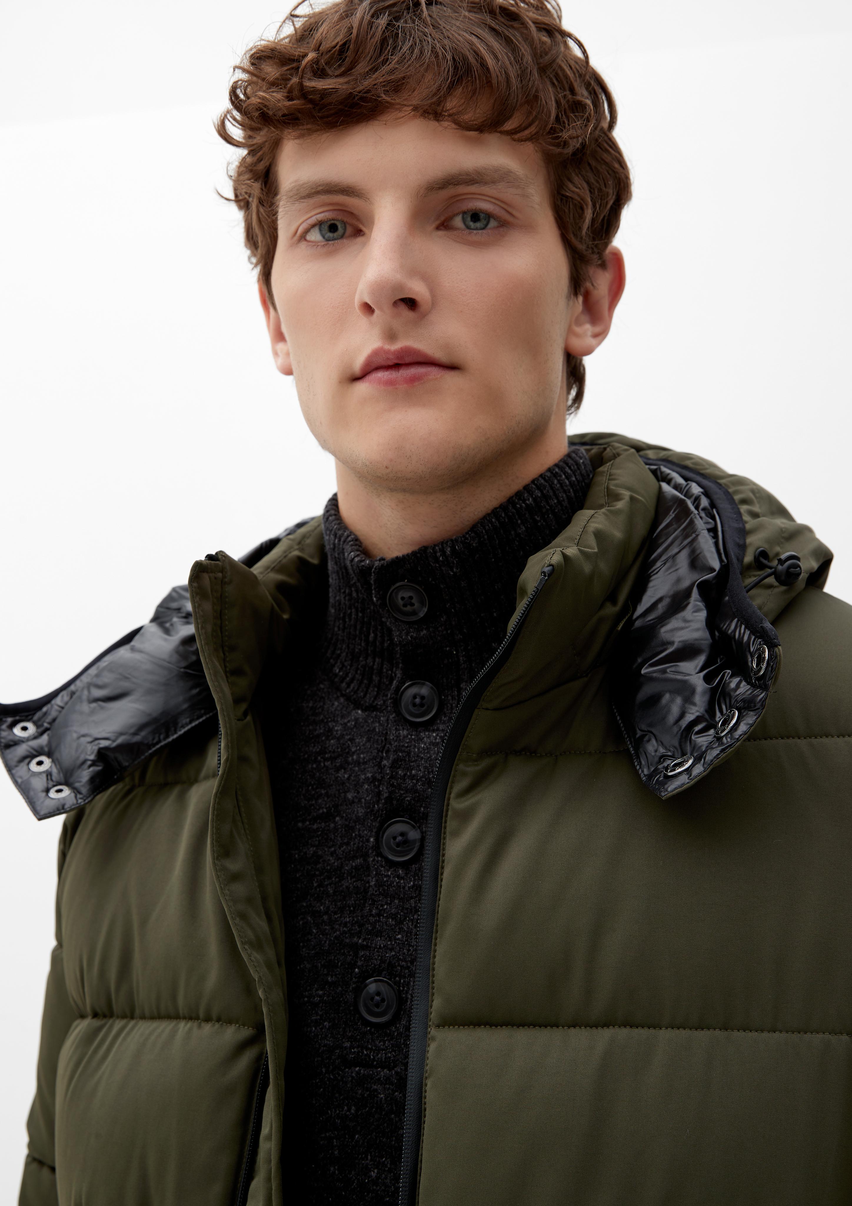 Steppjacke mit abnehmbarer Kapuze  2119422-7940