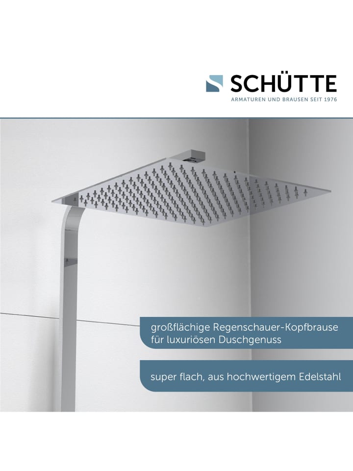 Schütte Duschset OCEAN in Chrom/Weiß, mit Thermostat - (L) 55 x (B) 35 x (H) 120 cm günstig kaufen onesize
