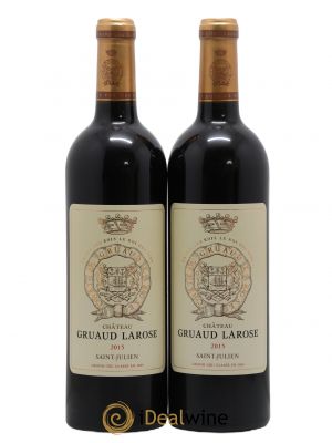 Château Gruaud Larose 2ème Grand Cru Classé  2015 - Lot de 2 Bouteilles