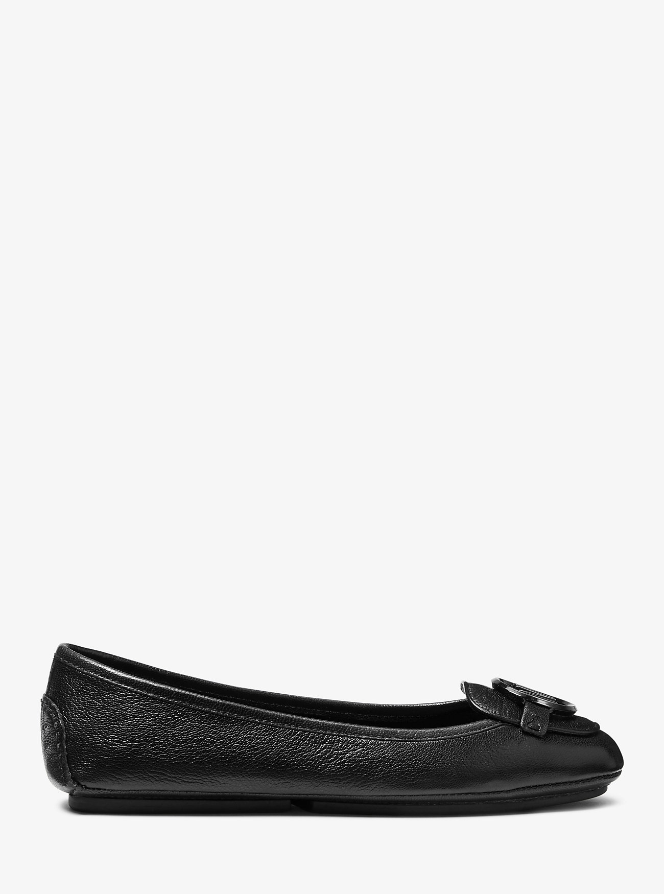 Lillie Leather Moccasin - BLACK