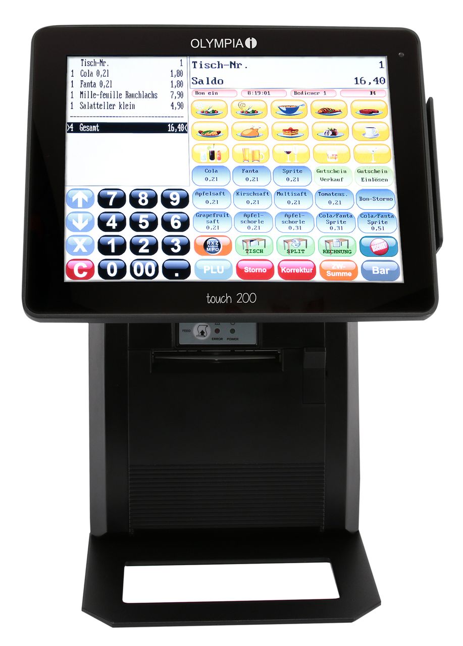 Olympia Registrierkasse OLYMPIA Touch 200 TSE*