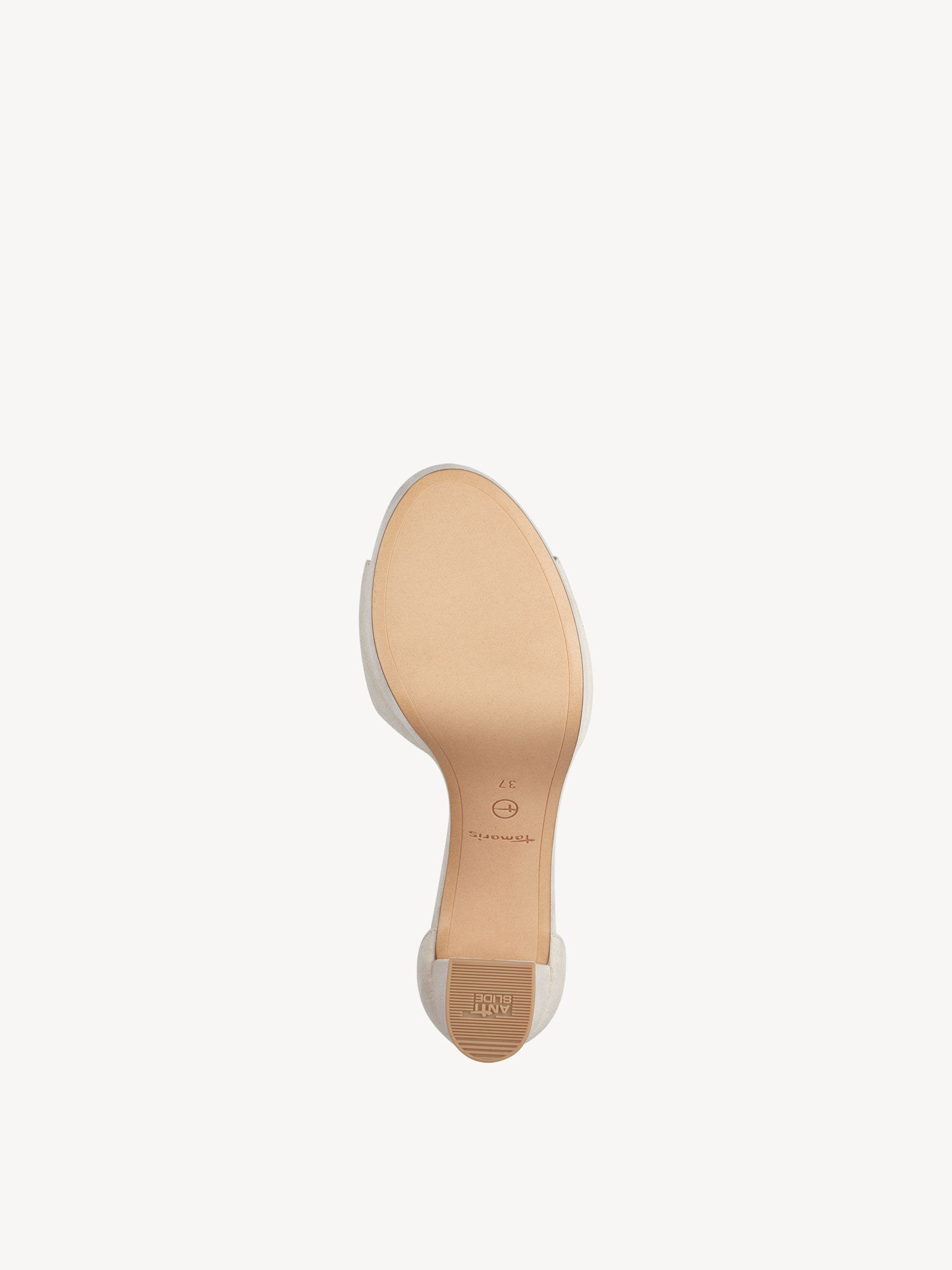 Sandale à talon - beige