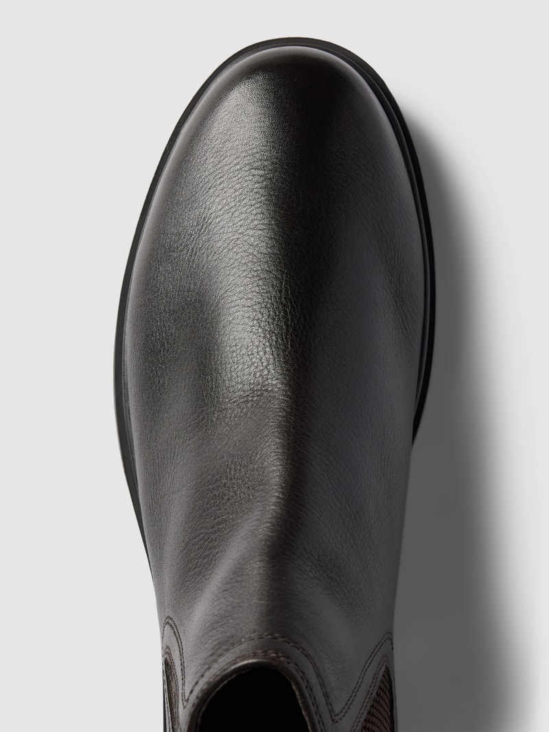 Chelsea Boots mit Strukturmuster Modell 'SPHERICA' in dunkelbraun