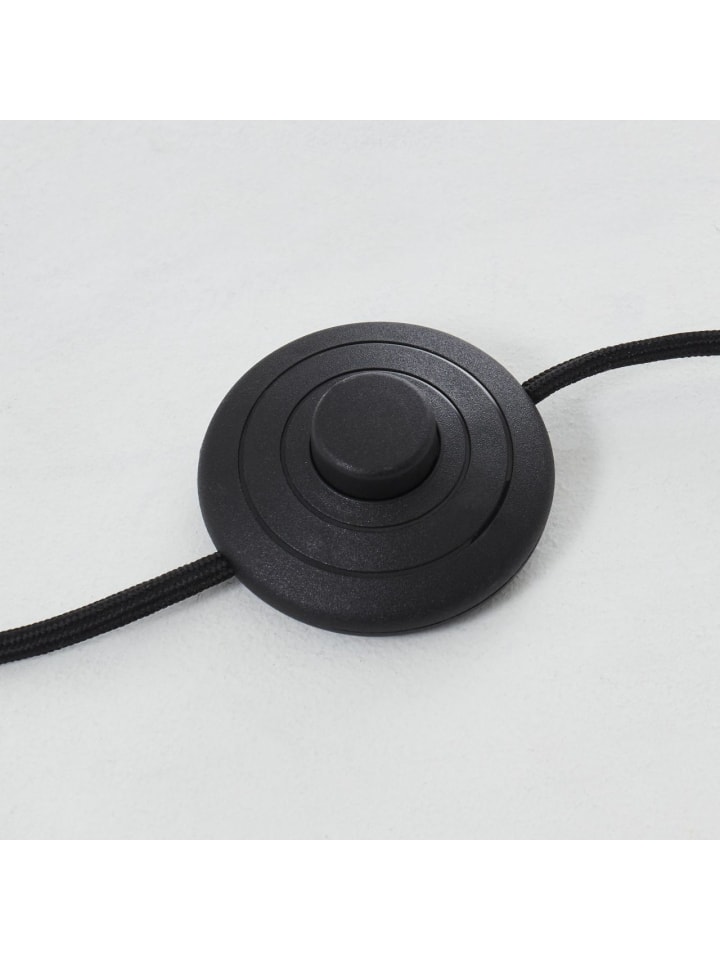 Brilliant Standleuchte, 1-flammig Wiley ⌀ 30 cm in holz hell/schwarz günstig kaufen onesize