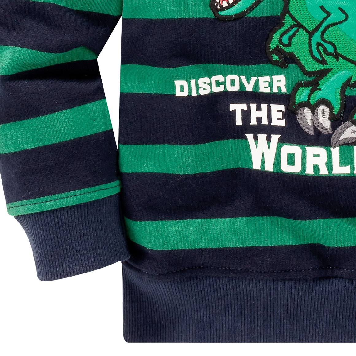 Jungen Hoodie mit Dino-Applikation