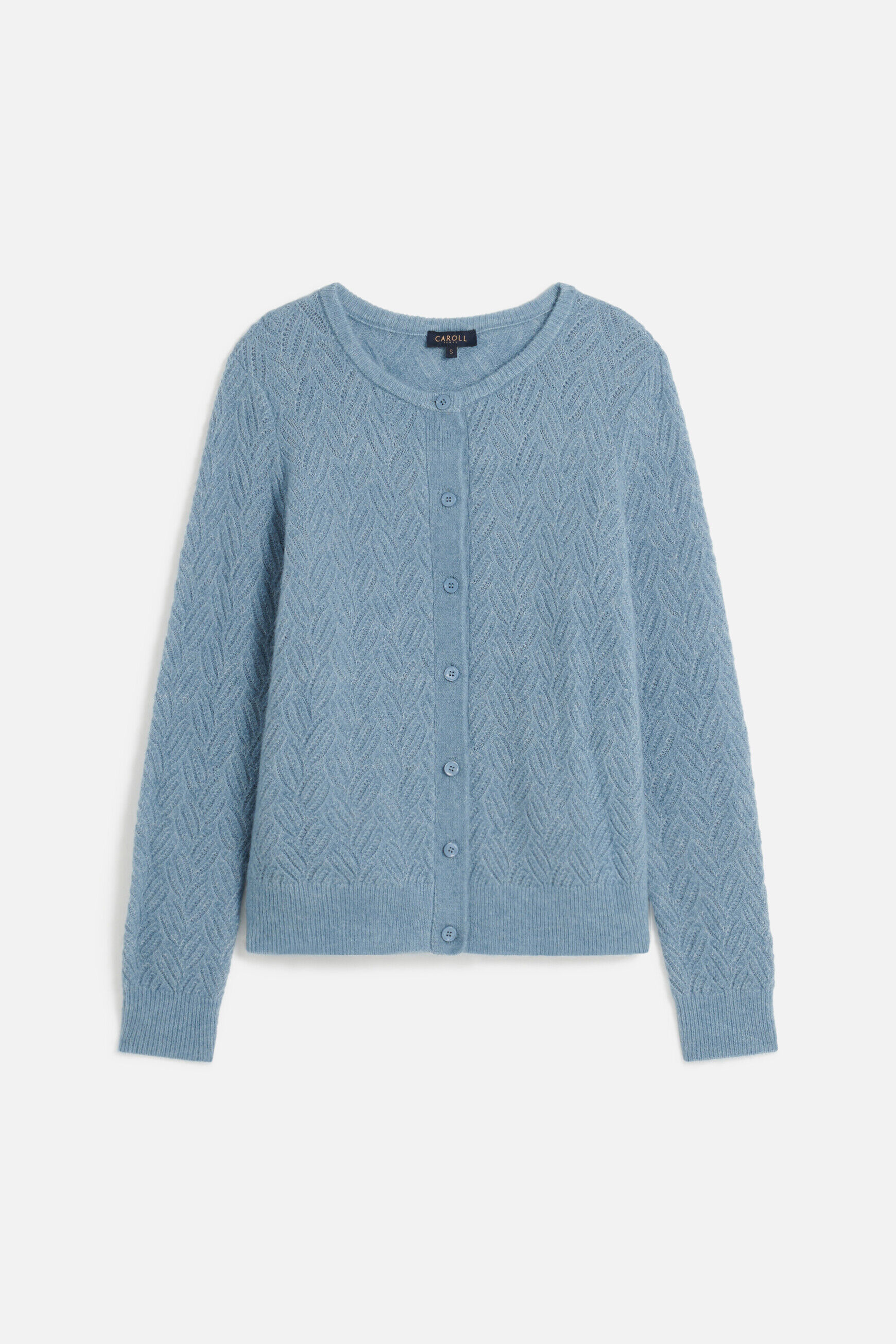Gilet mash bleu ciel femme