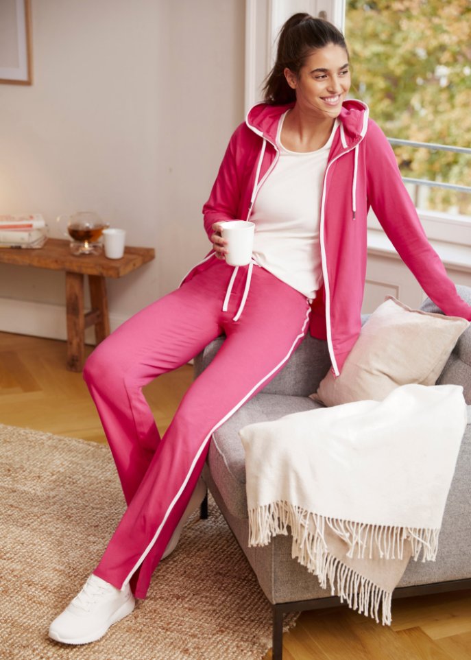 Stretch-Jogginganzug aus Baumwolle (2-tlg.Set)