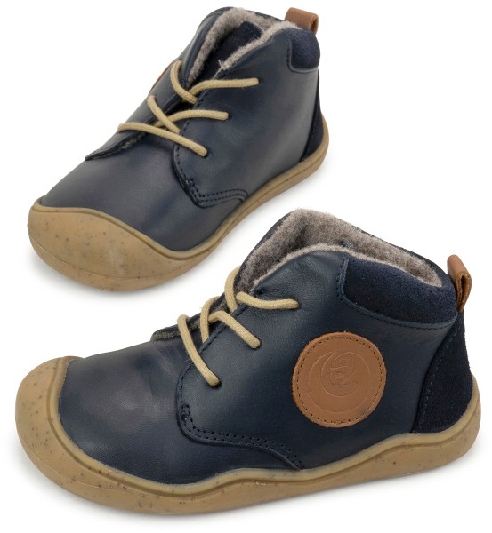 bLifestyle ~ babyPangolin MidCut Schnürer Warm ~ Marine