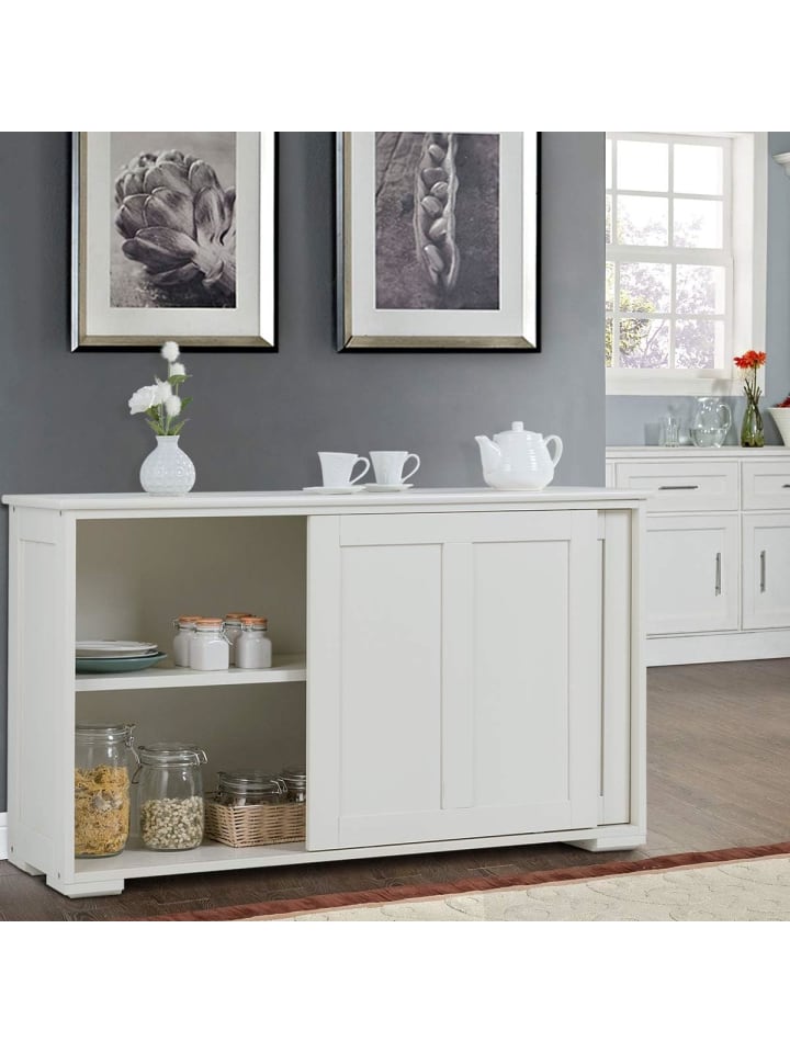 COSTWAY Sideboard in Creme günstig kaufen 60 cm