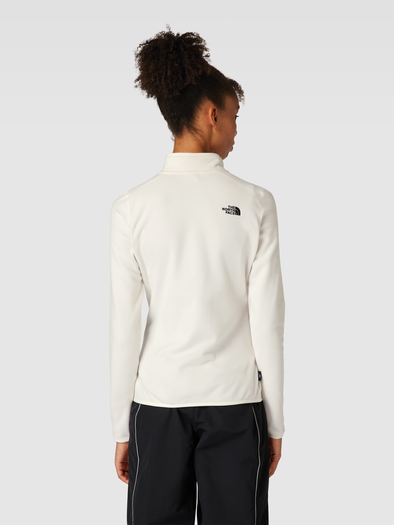 Sweatshirt mit Label-Stitching Modell 'DUSTY' in weiß