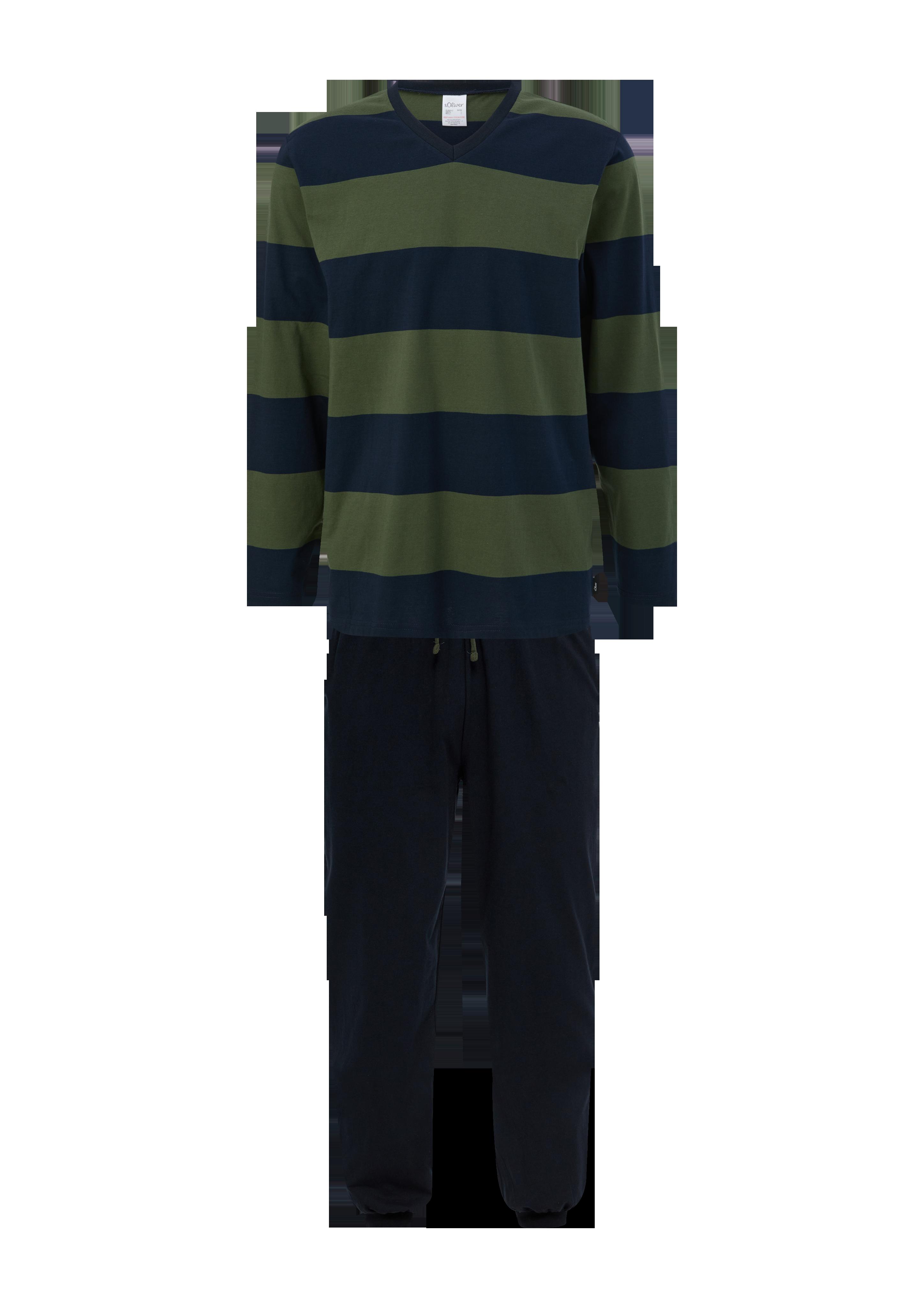 Langer Pyjama aus Baumwolle  6008396-78G1
