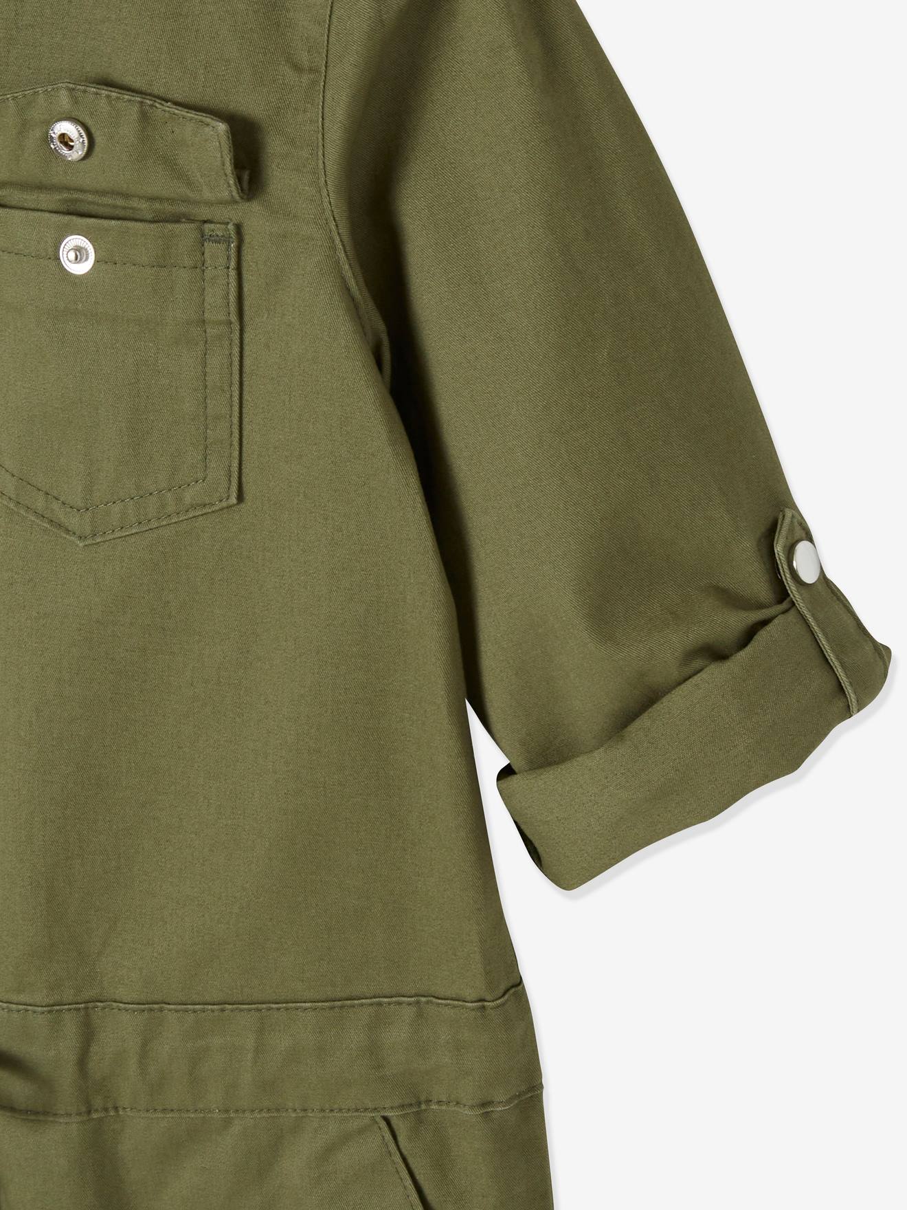 Vertbaudet Mädchen Jumpsuit Oeko-Tex - khaki