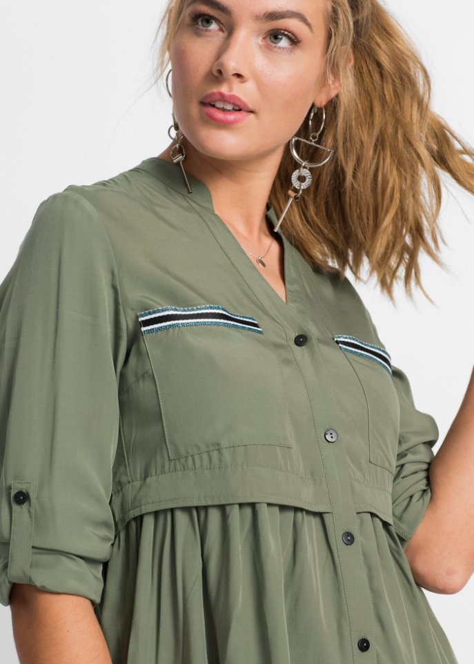 Kurzes Hemdblusenkleid