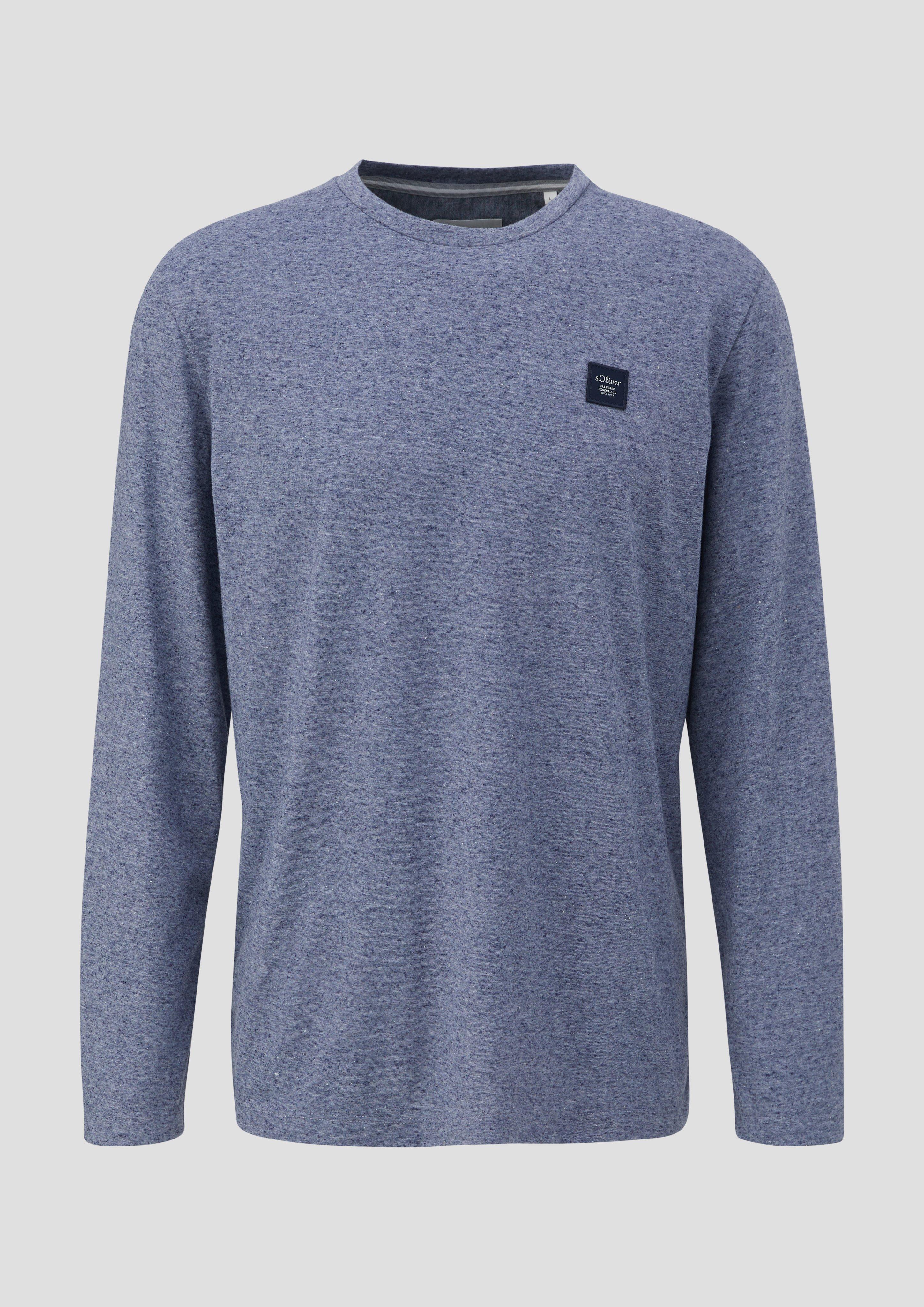 Meliertes Langarmshirt  2138647-90W2