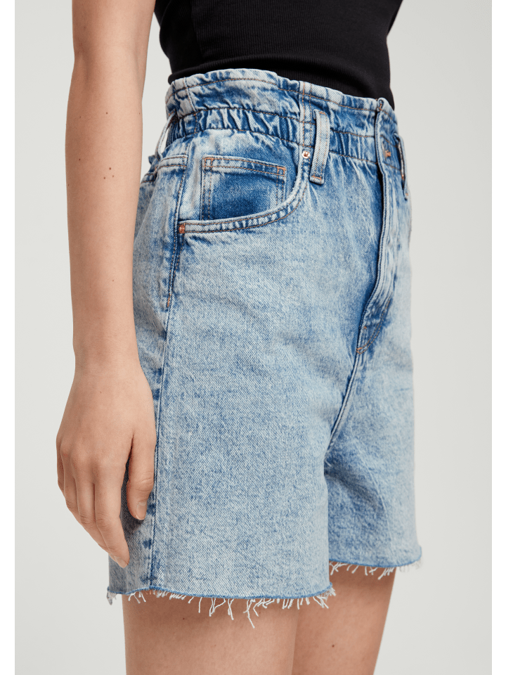 QS Jeans-Hose kurz in Blau günstig kaufen 36