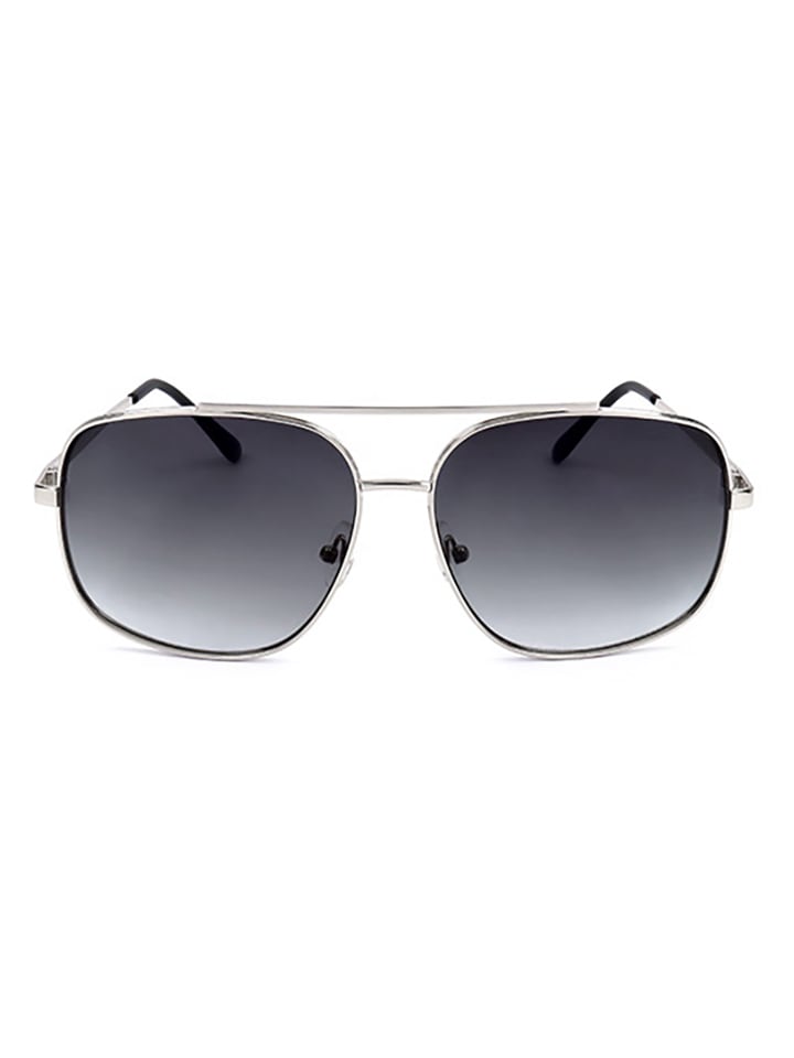 Guess Herren-Sonnenbrille in Silber günstig kaufen 60