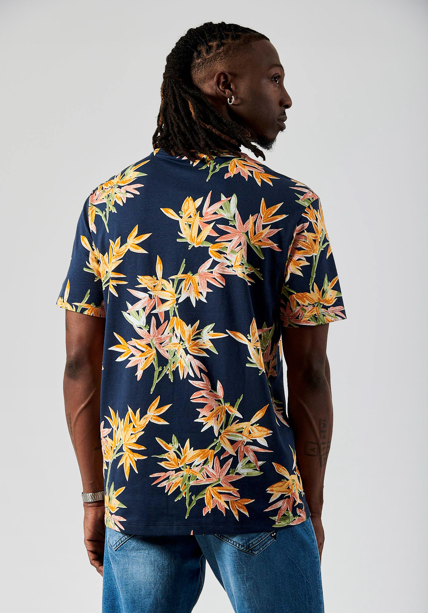 NAVID  T-shirt imprimé homme 100% coton