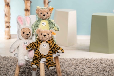 Hoodie-Teddybär Tiger, 27 cm, mehrfarbig