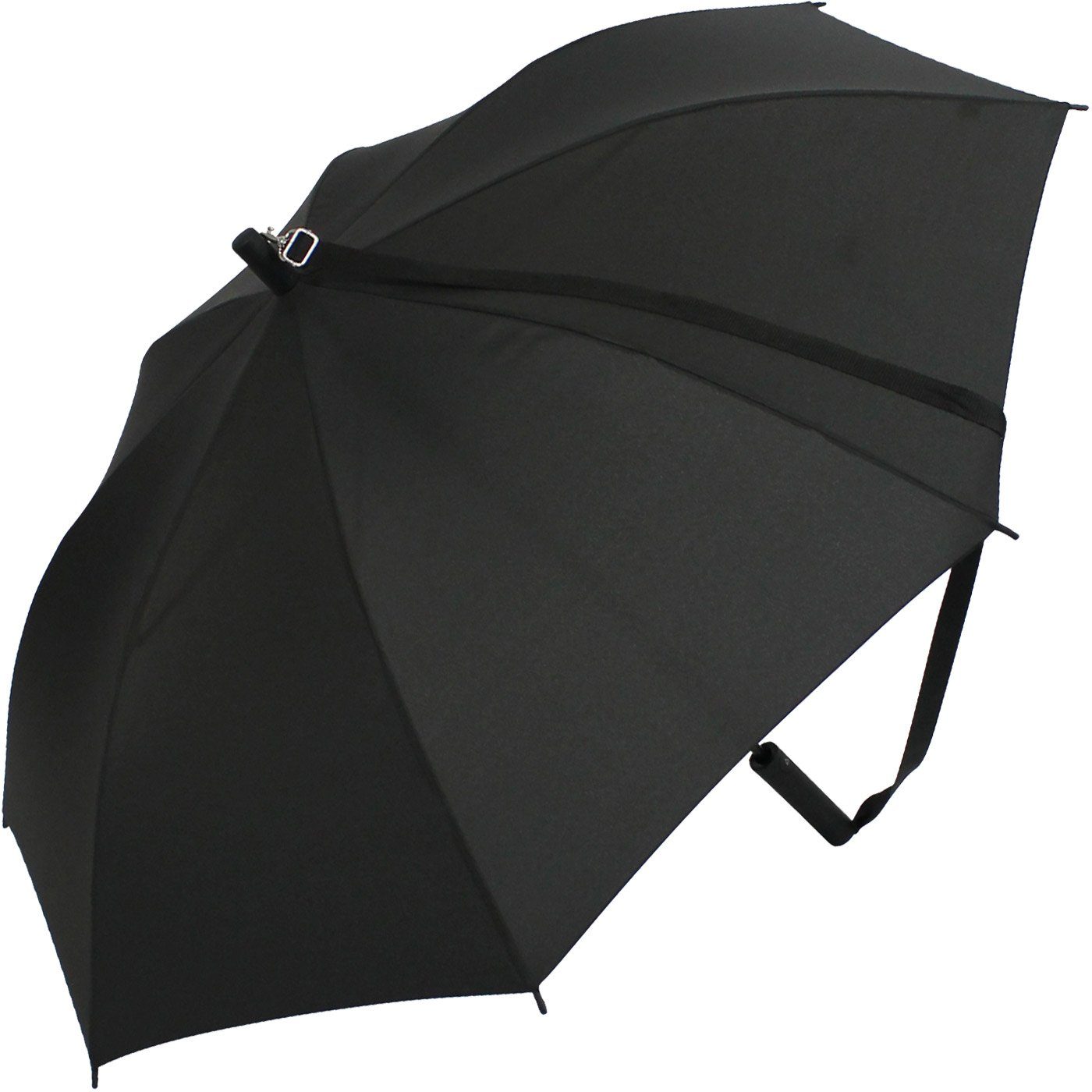 iX-brella Langregenschirm Umhängeschirm Hands-Free Automatik mit Tragegurt, praktisch-alltagstauglich