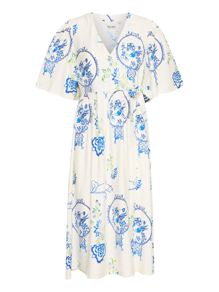 ICHI Midikleid in Bunt günstig kaufen