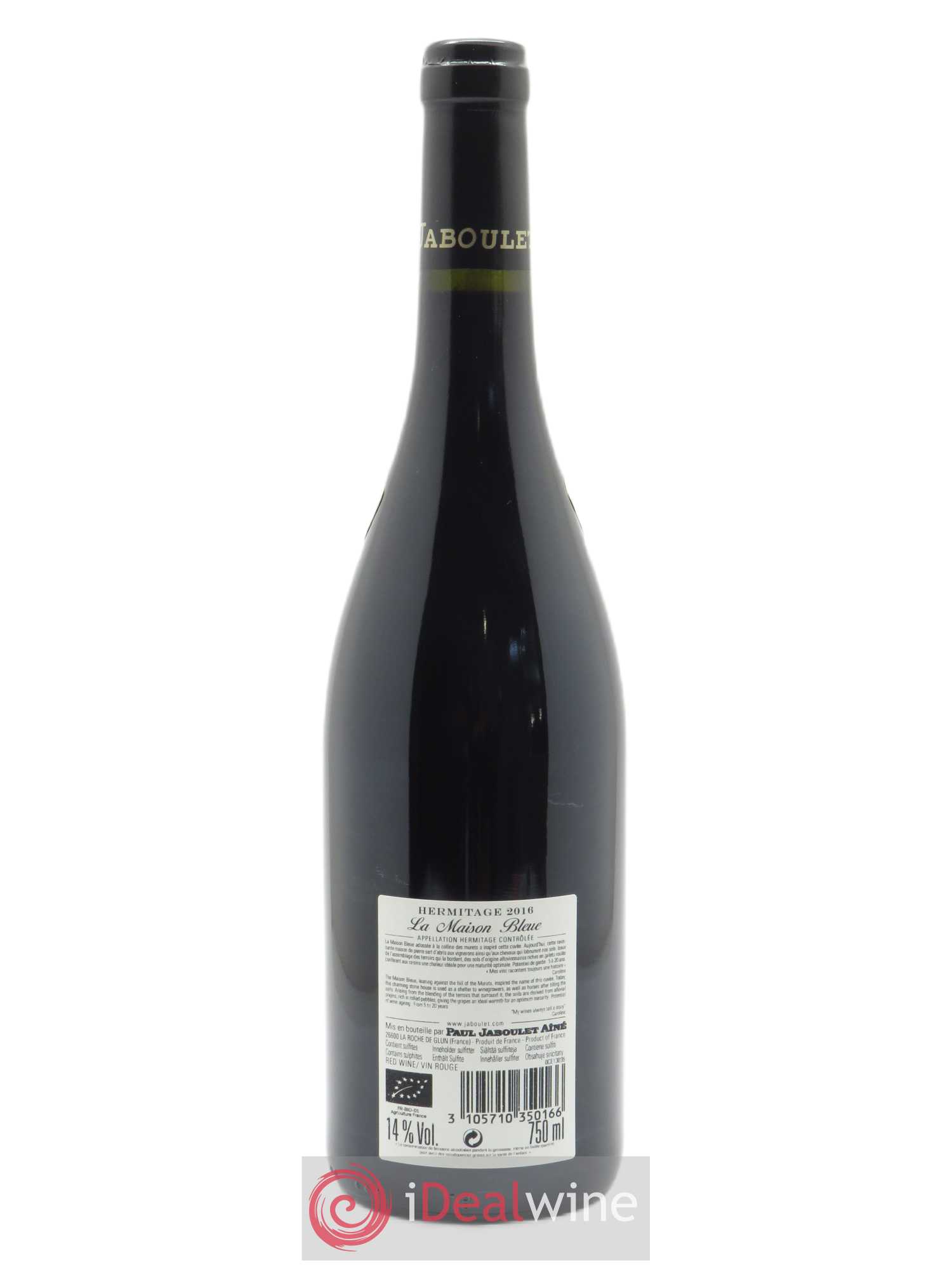 Hermitage La Maison Bleue Paul Jaboulet Ainé  2016 - Lot de 1 Bouteille