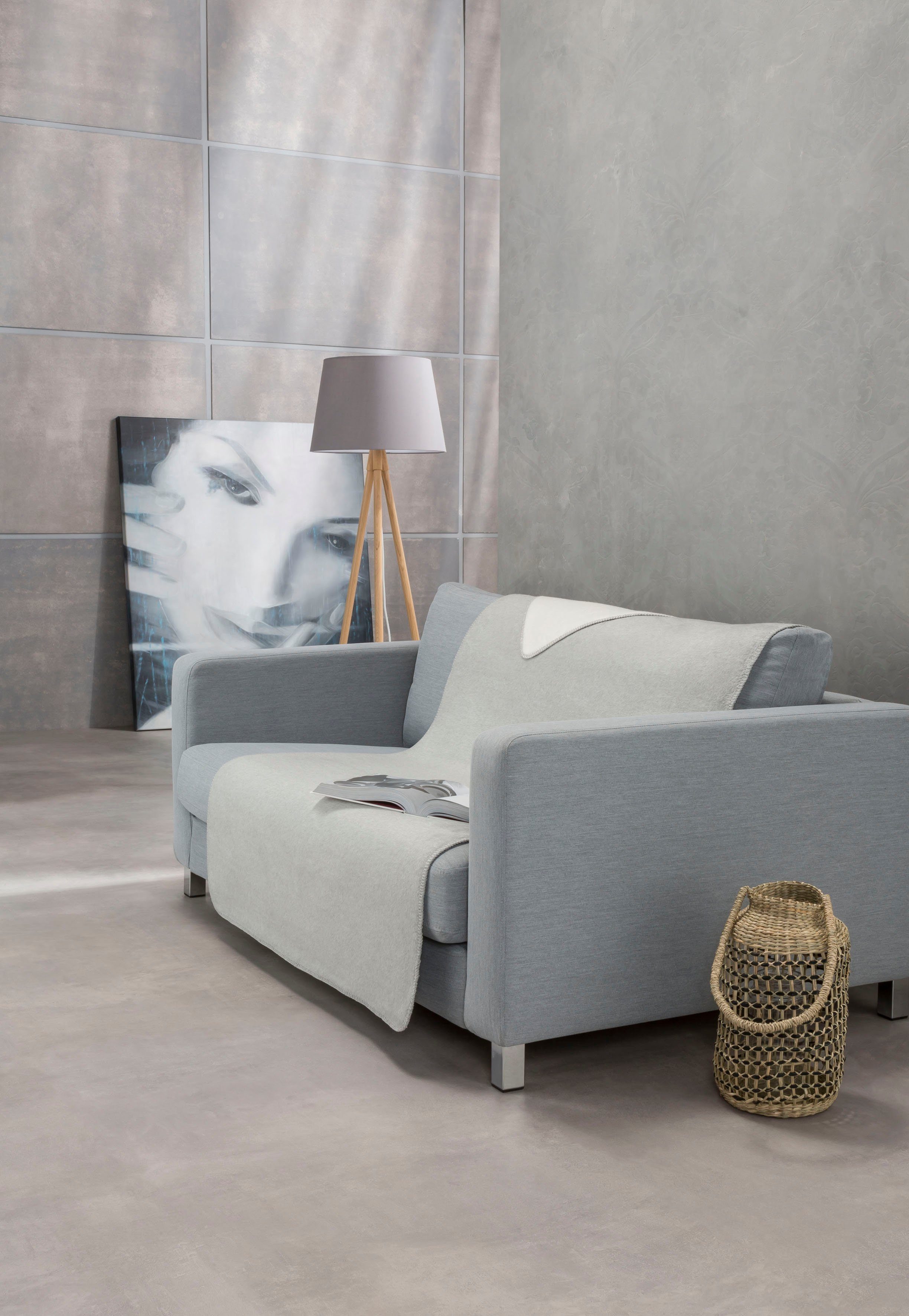 Sofaschoner Dublin IBENA, mit Wendeseite