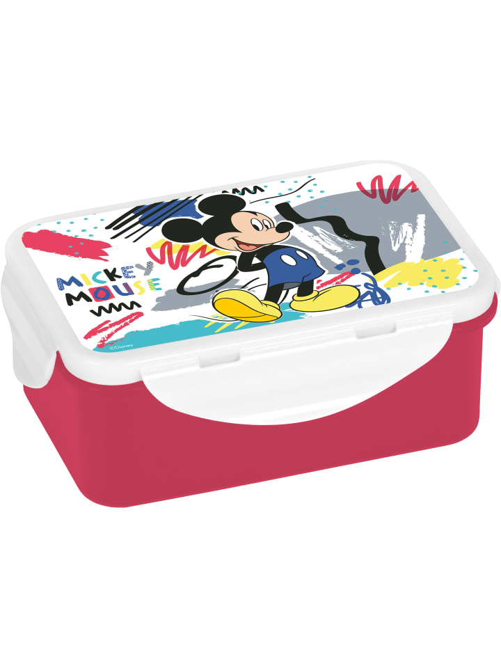 Geda Labels Brotdose Mickey & Friends in Rot - 16x10,5x6,5cm günstig kaufen onesize