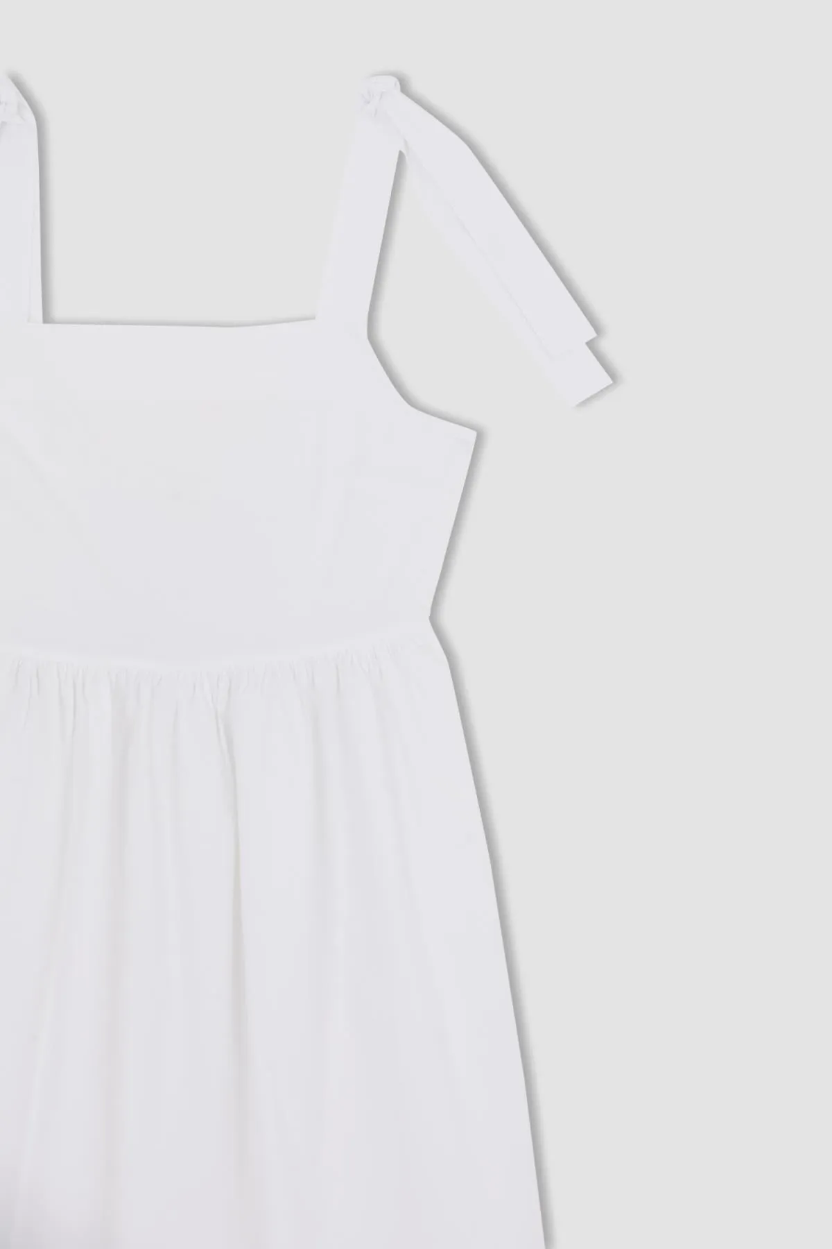 DeFacto  Popeline-Midikleid aus 100 % Baumwolle mit Trägern