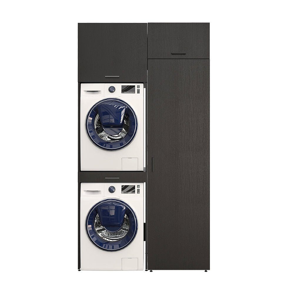 Roomart Waschmaschinenumbauschrank (Waschmaschinenschrank für Trockner und Waschmaschine Überbauschrank)