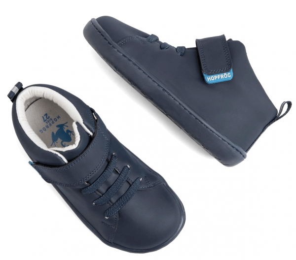 HopFrög ~ Smart Walker HighCut Sneaker Vegan ~ Navy