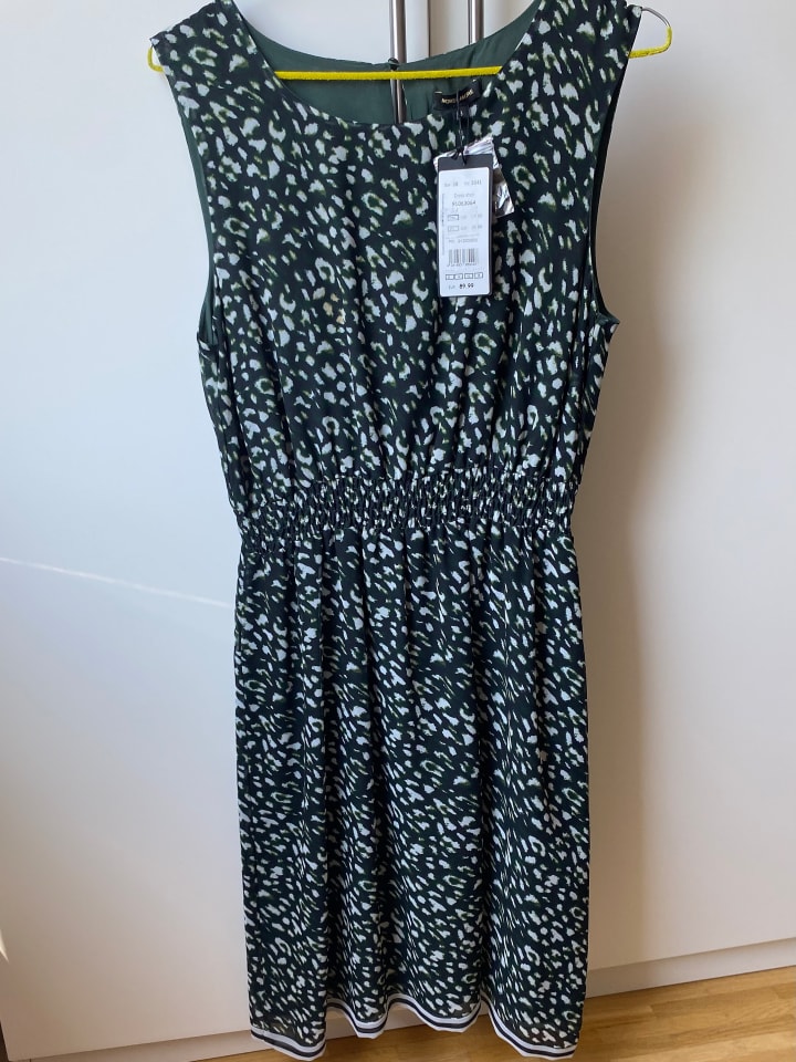 More & More Kleid in Schwarz/ Grün günstig kaufen 38