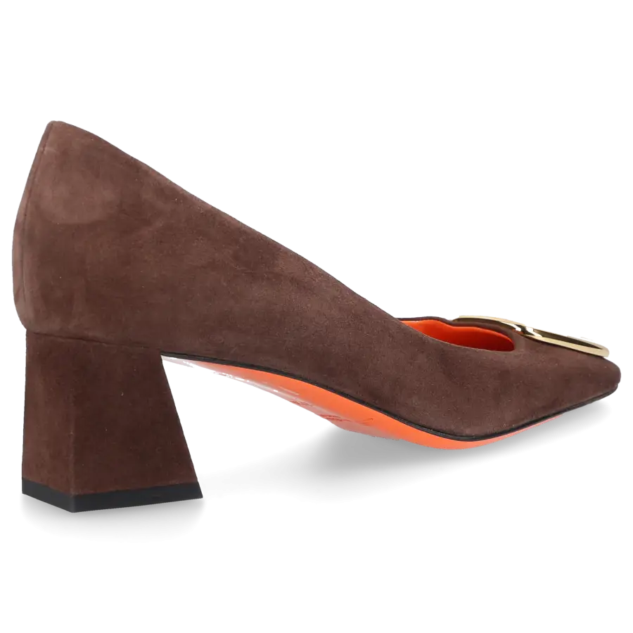 Santoni - Pumps 70109 Veloursleder - braun