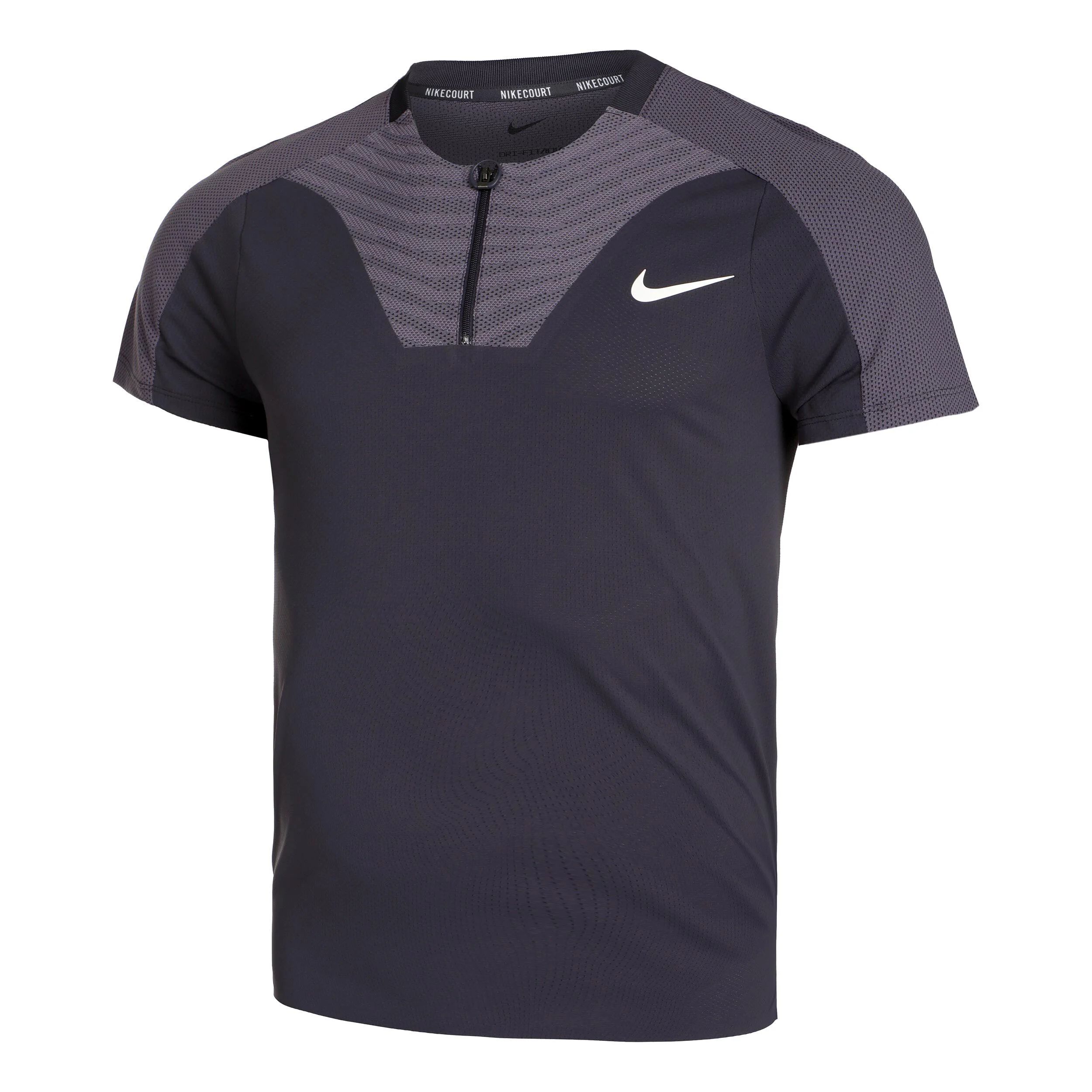 Dri-Fit Advantage Court Slim UL RG Polo Herren - Grau, Flieder