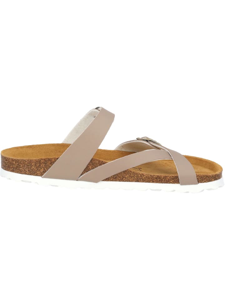 palado Pantoletten in beige matt günstig kaufen