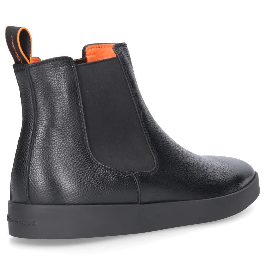 Santoni - Chelsea Boots 17833 Kalbsleder - schwarz