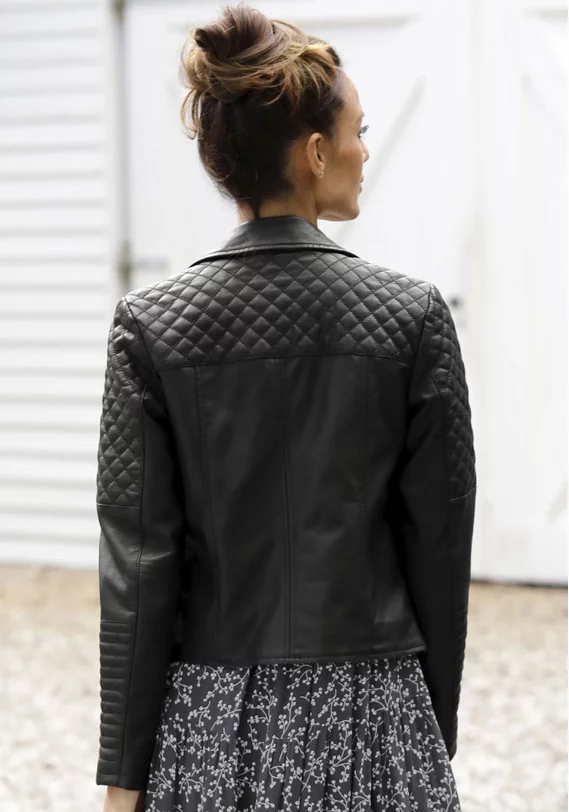 Lederimitatjacke