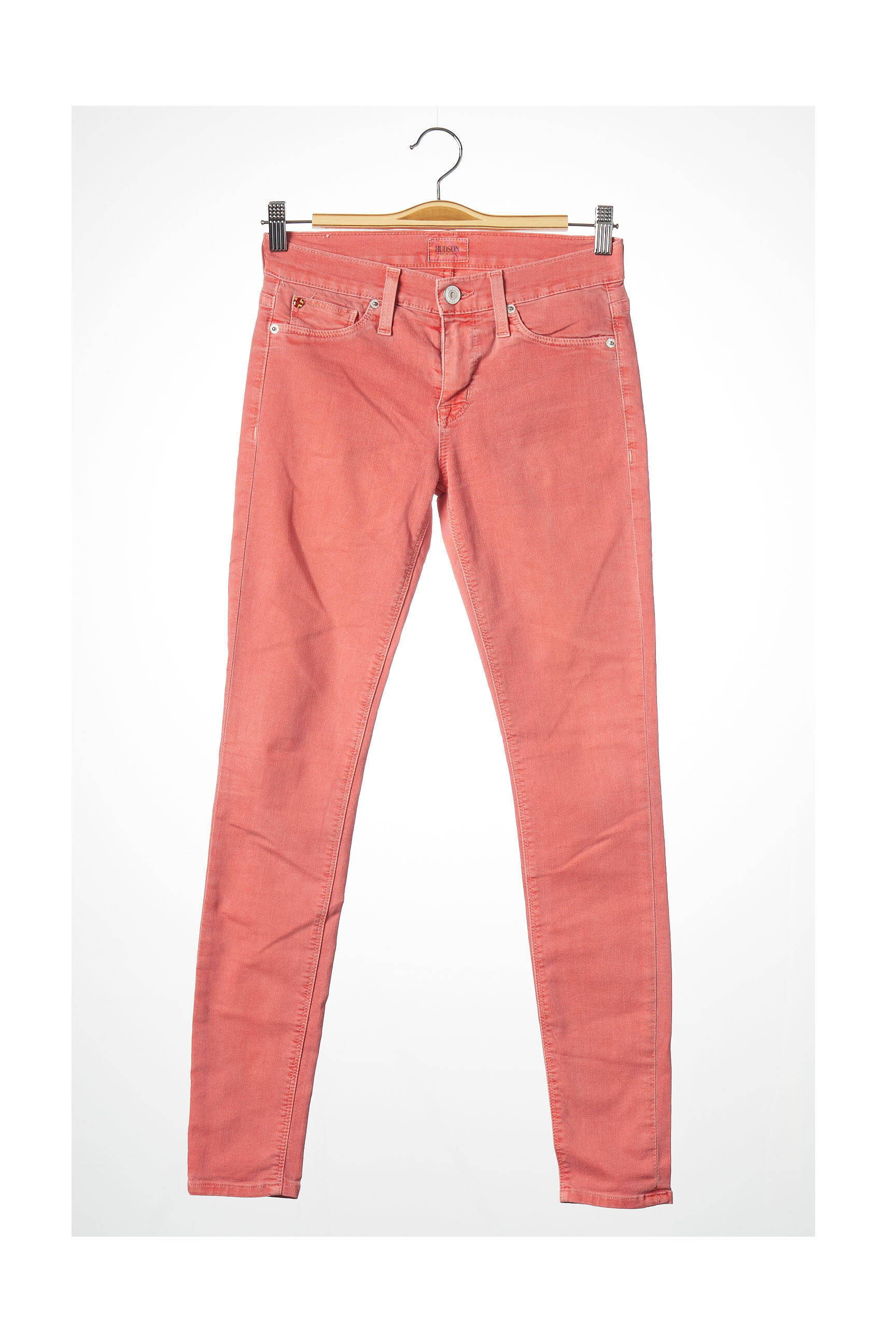 Hudson Jeans Coupe Slim Femme couleur rouge