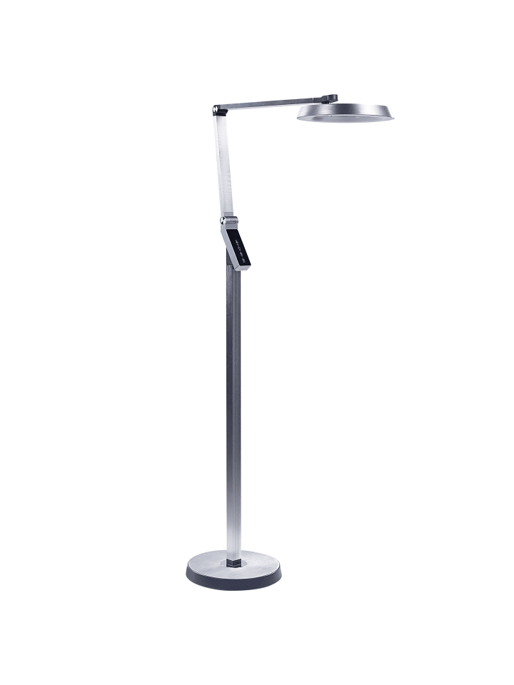Beliani Stehleuchten CARINA in Silber - (W) 63 x (H) 170 x (L) 27 cm günstig kaufen onesize