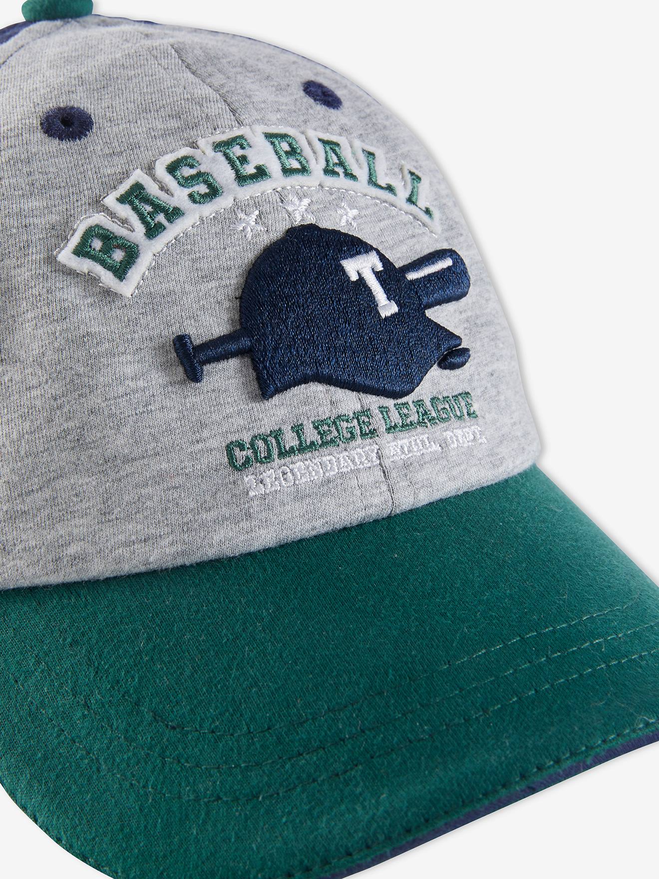 Casquette baseball garçon encre imprimé