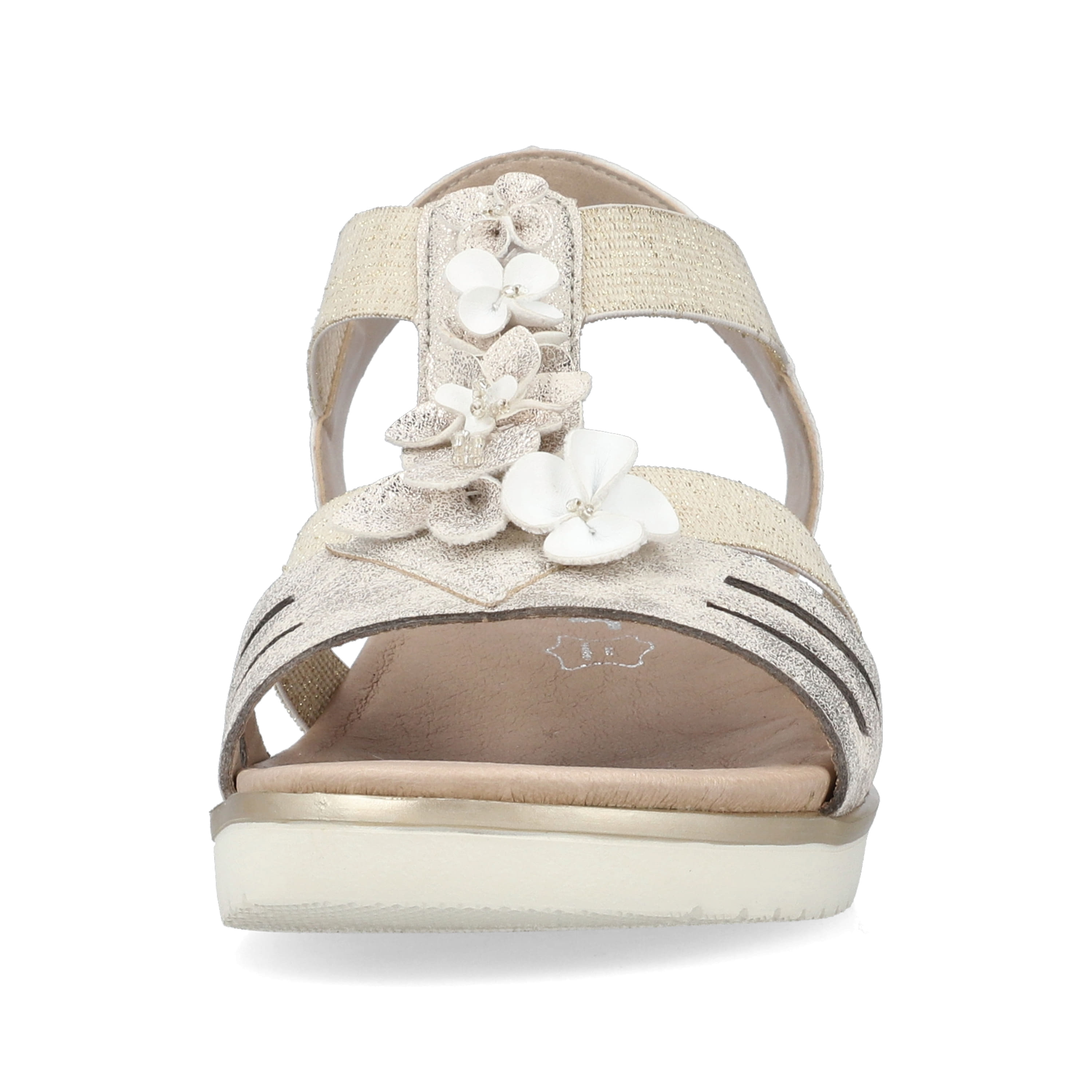 Rieker Damen Keilsandaletten hellbeige