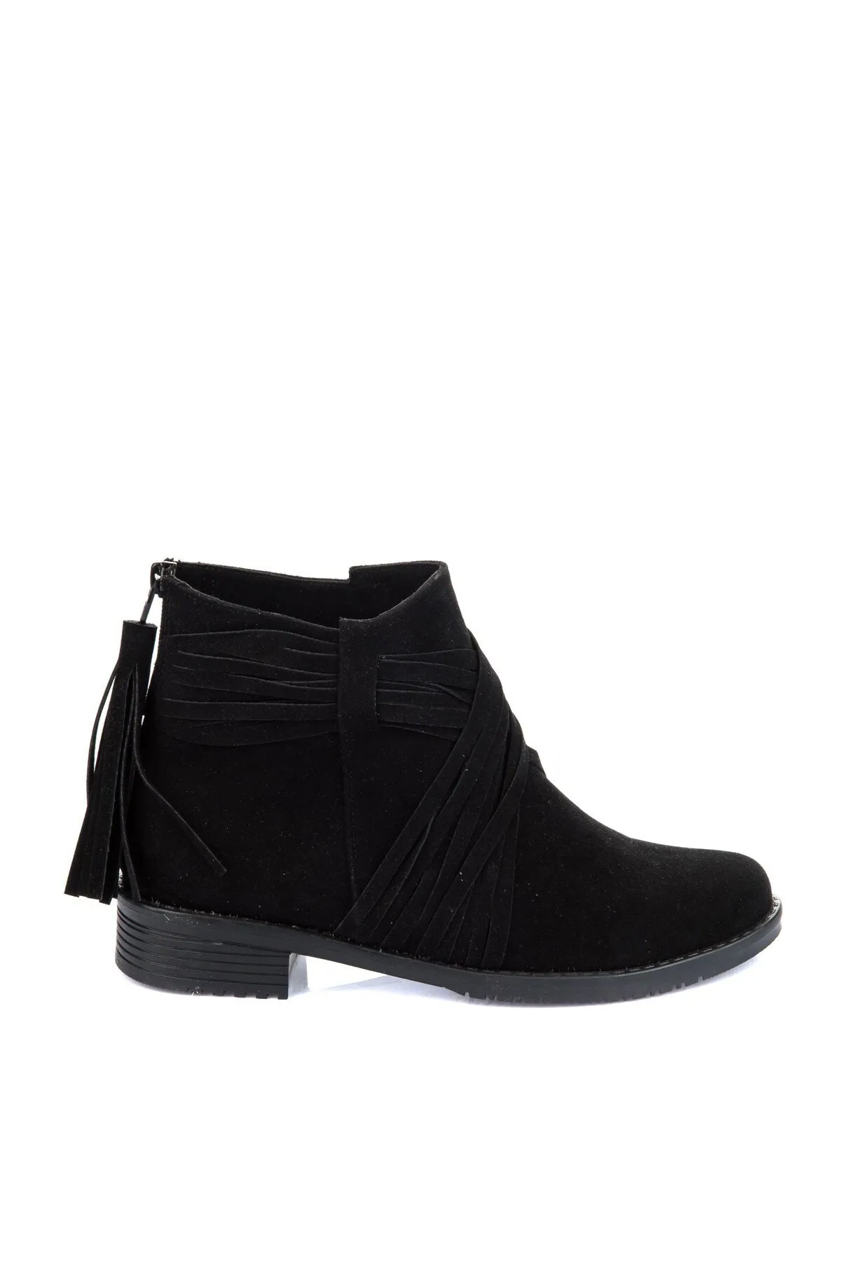 Fox Shoes  Schwarze Damenstiefel A726192602