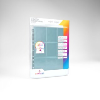 Gamegenic - Ultrasonic 9-Pocket Toploading Pages Clear (10)