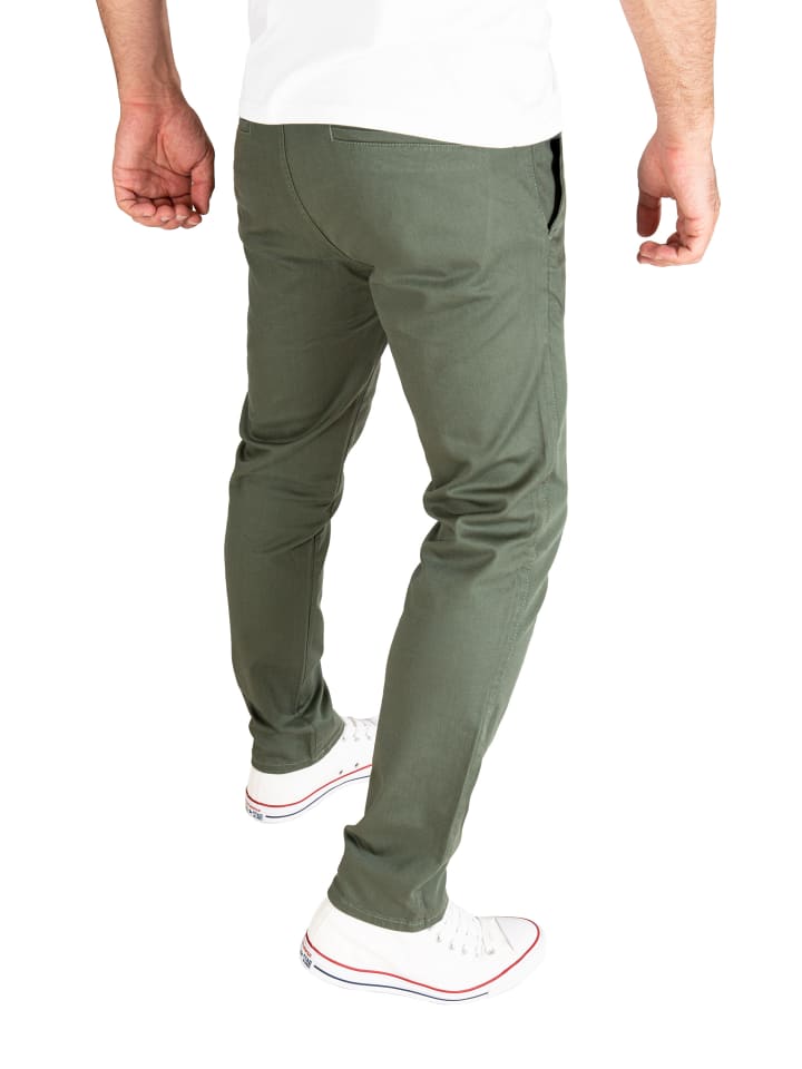 Pittman Stretch Chino Hose Andrew in Khaki günstig kaufen