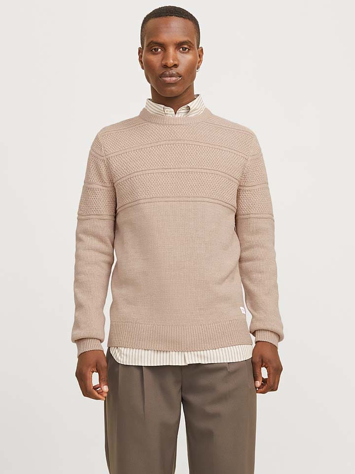 Jack & Jones Pullover in Beige günstig kaufen