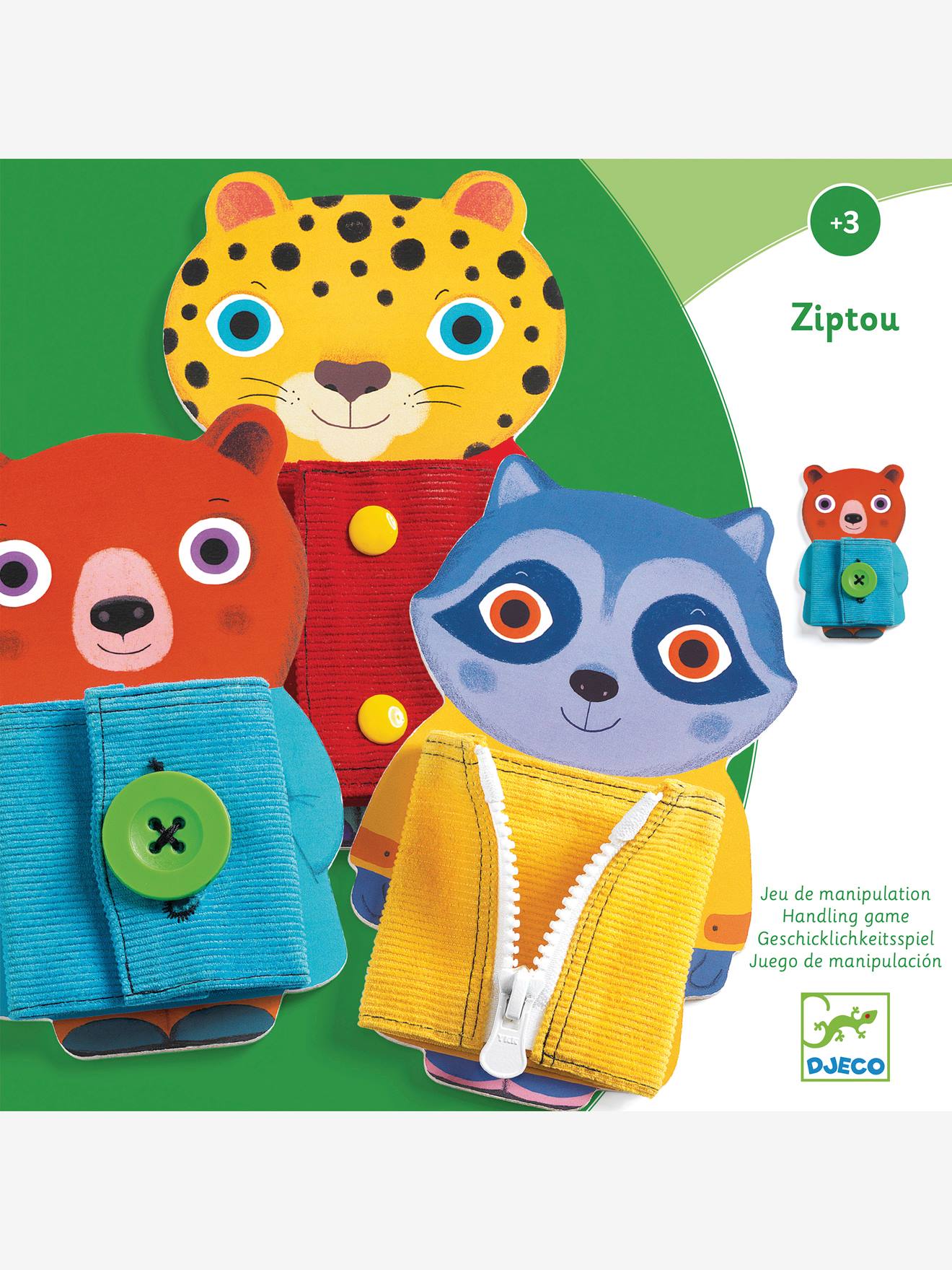 Ziptou DJECO vert