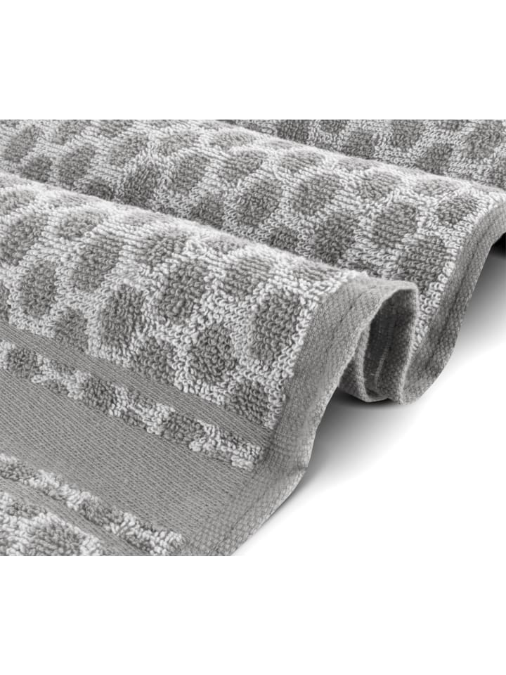 Aspero 12 Frotte Baumwoll Geschirrtücher in Hellgrau günstig kaufen 50 x 70 cm