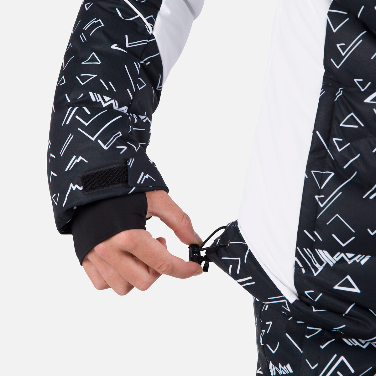 Damensteppjacke mit Print Staci